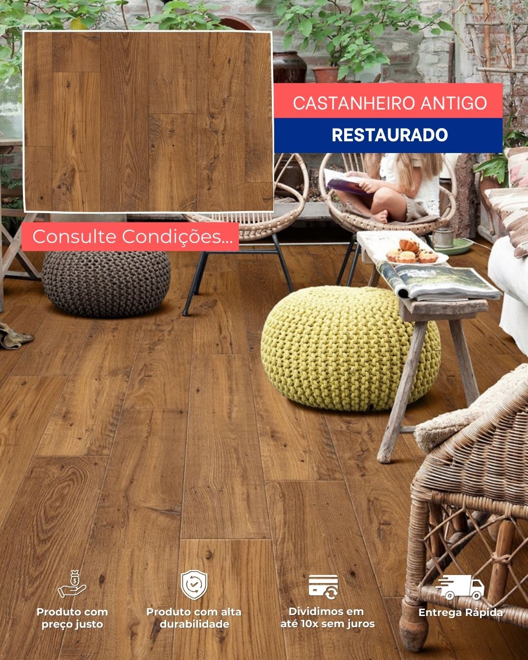 piso laminado quick steep